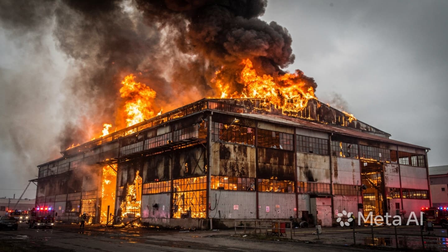 Birmingham Fire Services: Massive Blaze At Tyseley Industrial Estate Requires Specialist Chemical Response Unit Deployment