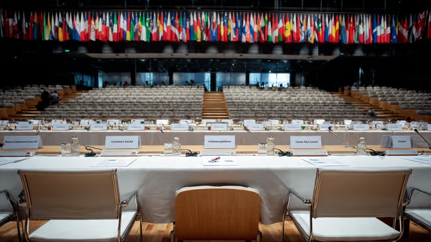 One Empty Chair Echoed Through the Climate Hall