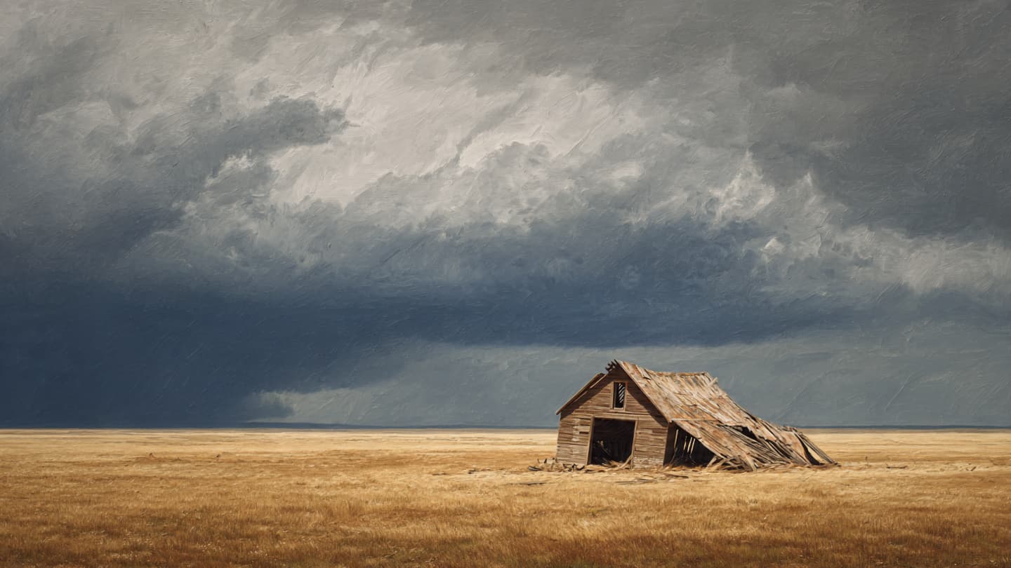 Where the Great Plains Meet the Sky, A Reflection on the Moving Finger of Storm