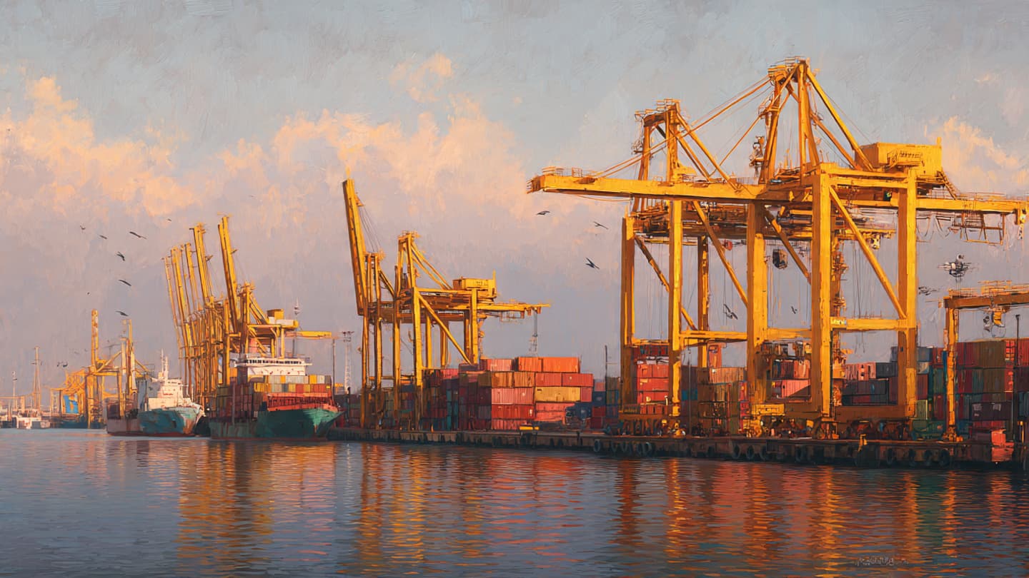 Where the Iron Hides the Frozen Fire: A Reflection on the Sydney Harbor Dock