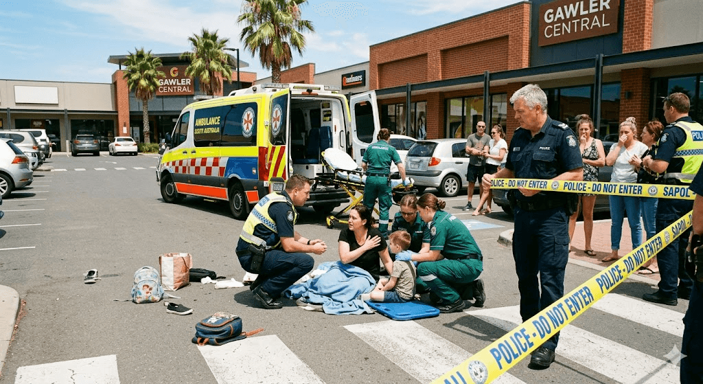 Gawler Hit-and-Run: Mother and Son Hospitalized After Cowardly Carpark Attack