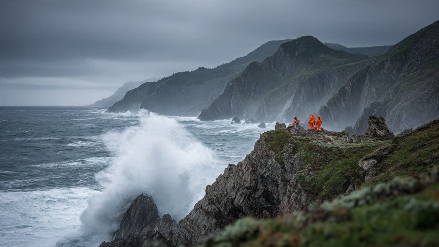 When The Sea Rises Quietly, Who Stands Between Fear And Rescue On The Edge Of A Cliff?