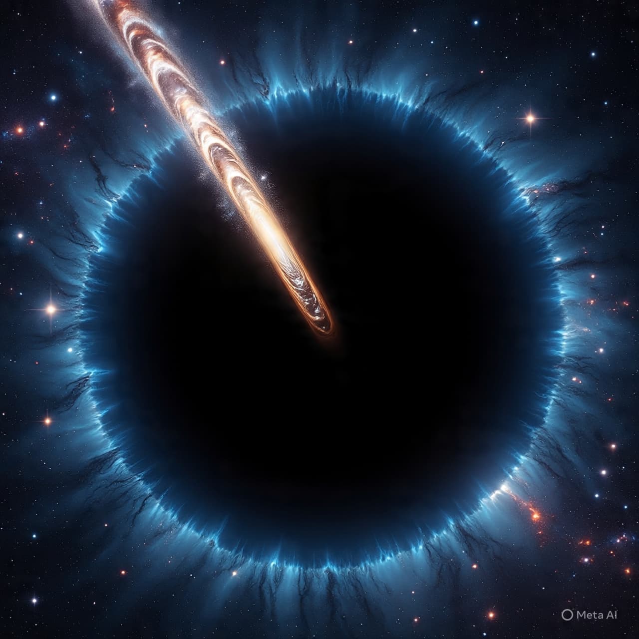 In the silent void, black holes whisper storms faster than light can comfortably follow