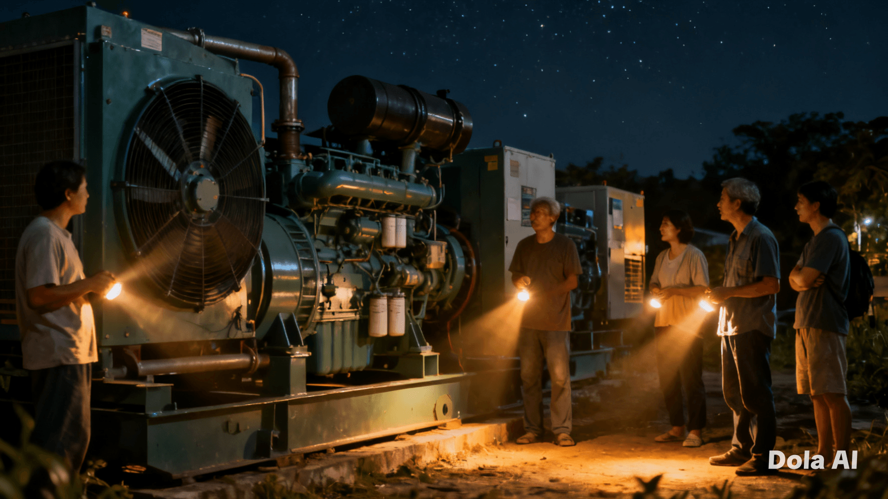 Night Watches in a City Without Power