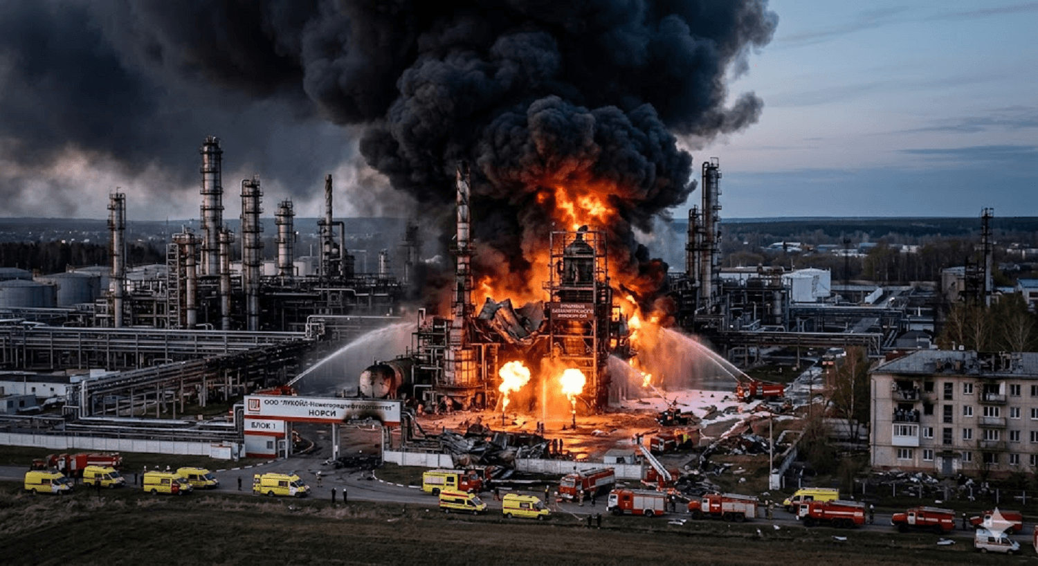 Energy Under Fire: Drone Assault Cripples Russia’s Vital NORSI Oil Refinery