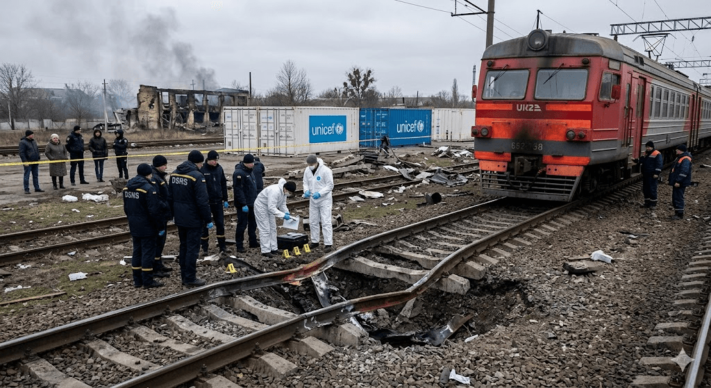 Shattered Rails: Innocent Woman Killed as Russian Strike Batters Zhytomyr Railway