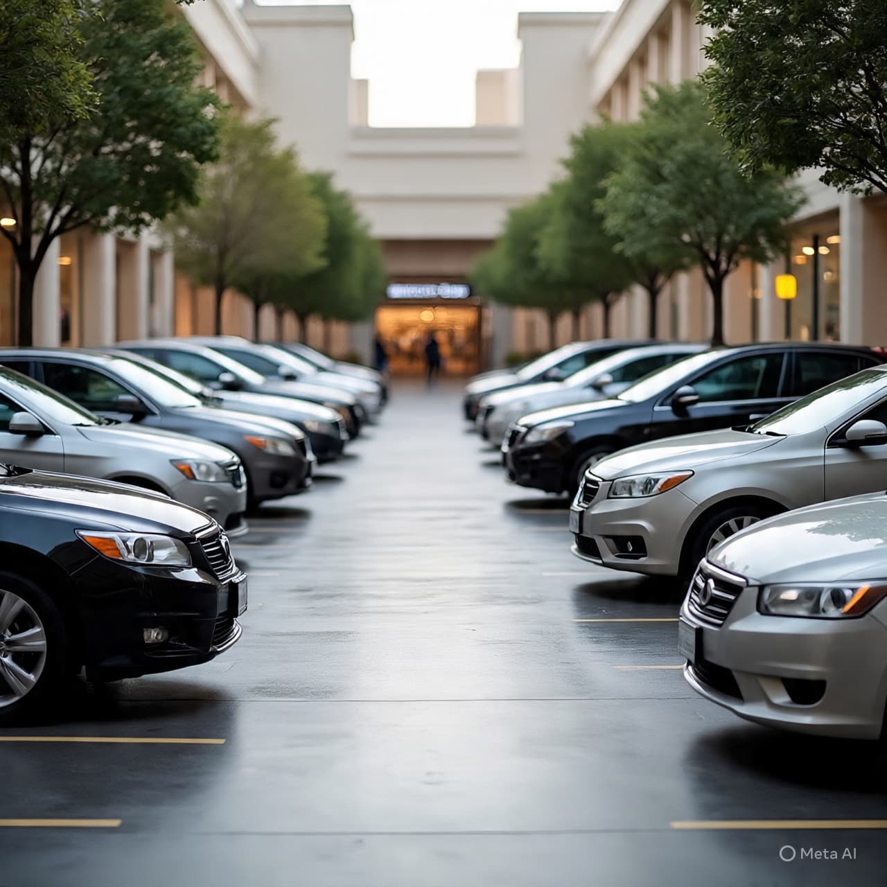 In a Moment Between Arrival and Departure: A Sudden Disruption Outside the Shops