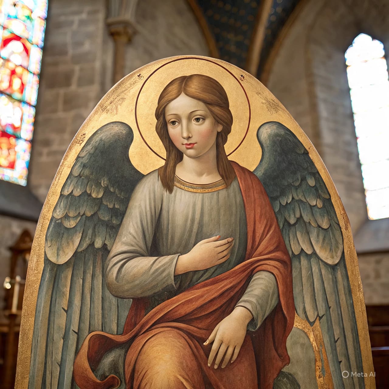 "Restored Angel Fresco in Italy Resembling PM Meloni Sparks Investigation"