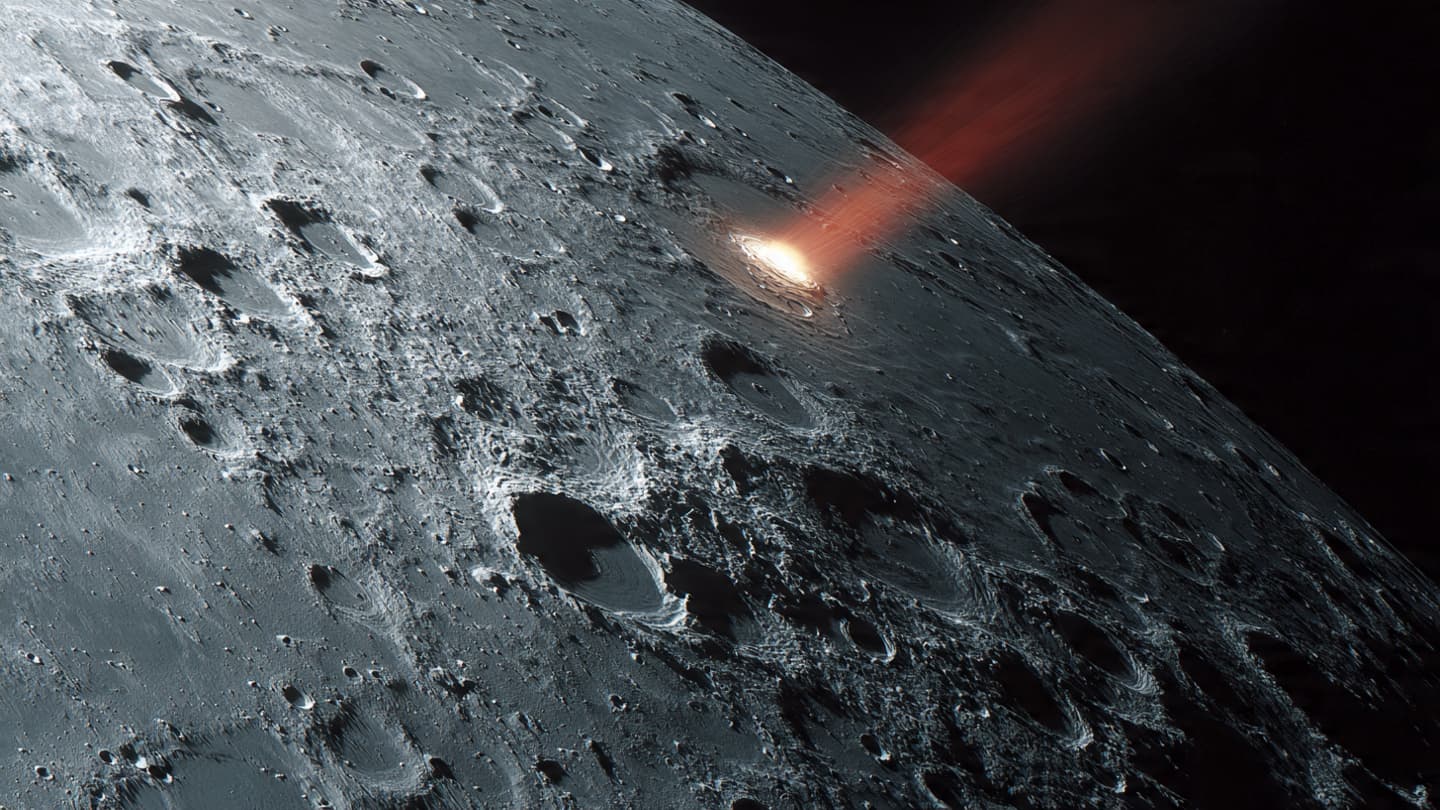 In brief flashes of light, the Moon tells a quiet story