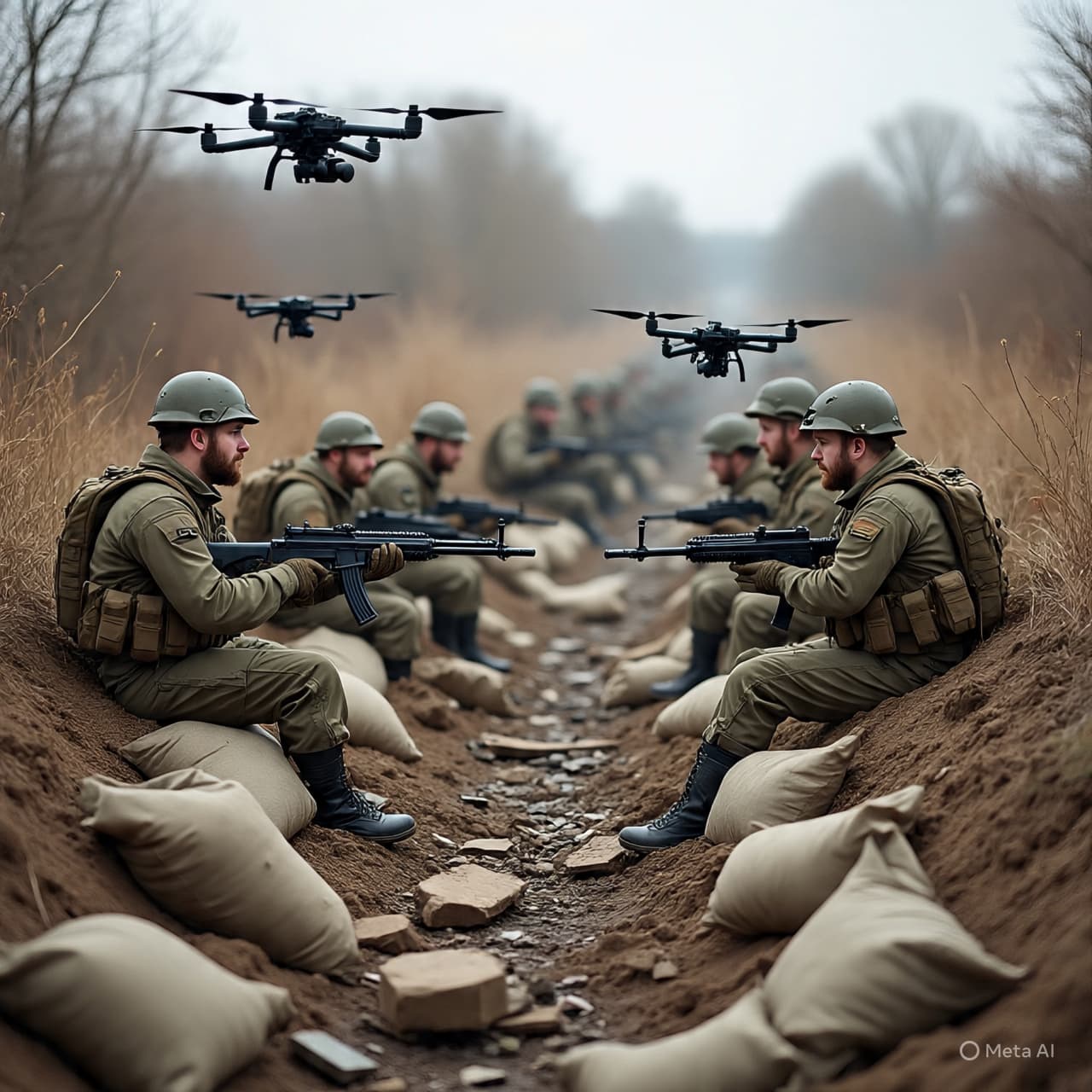 Where Lines Stretch Like Shadows: Ukraine’s Battle to Hold a Vast Front