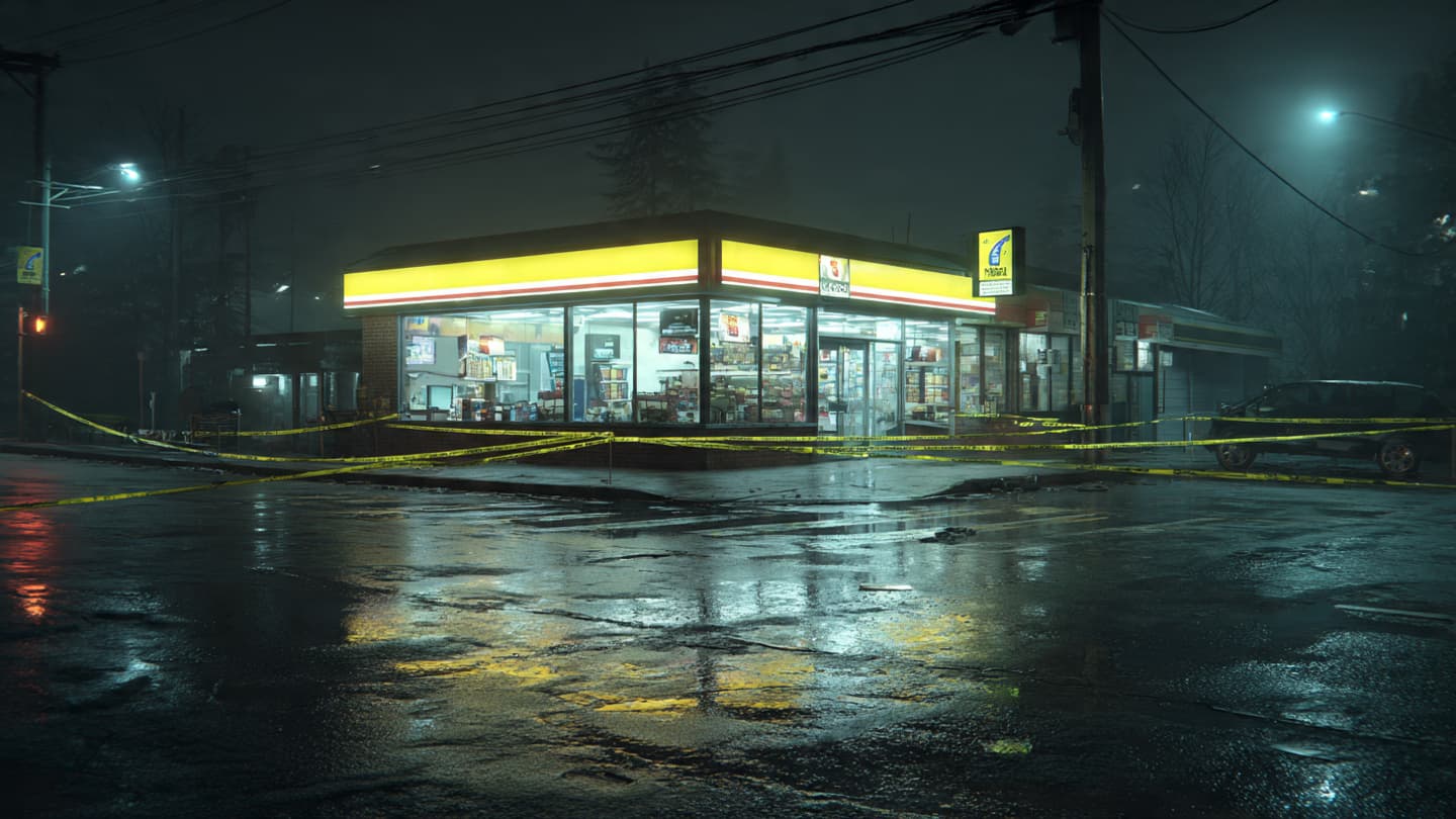 When Three Lives Intersect in the Dark, A Narrative of a Miami Evening Interrupted