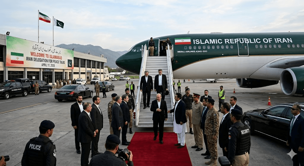 Eyes on Islamabad: High-Stakes Diplomacy as Iran Delegation Lands for Peace Talks