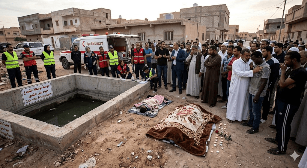 Double Tragedy in Benghazi: Sudanese Refugee Dies Heroically Attempting to Save Drowning Libyan Boy