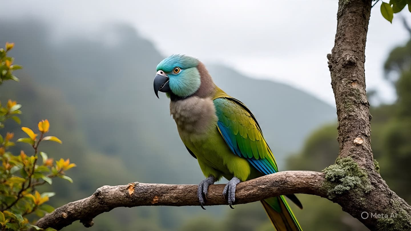 He Lost a Beak, But Not His Place