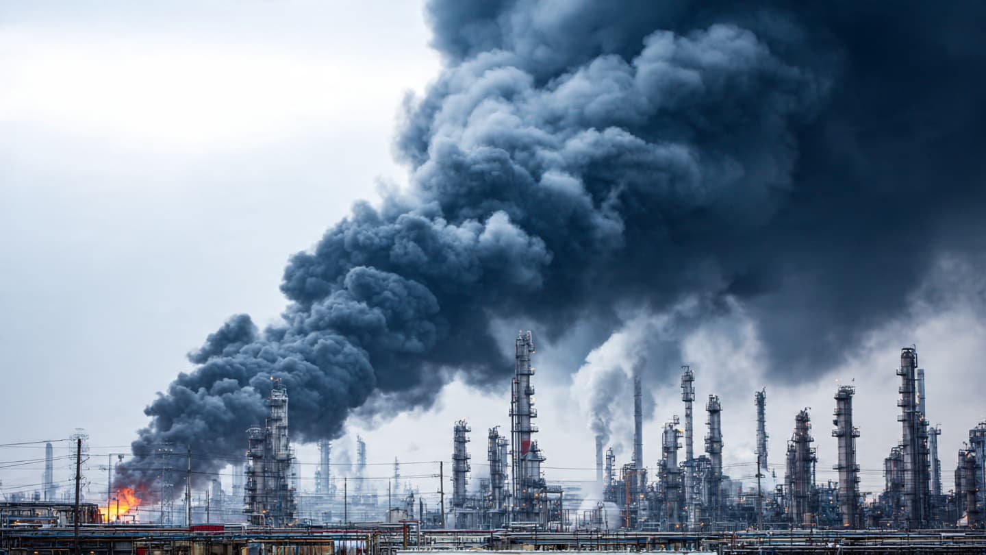 A Darkened Sky Reflects the Expanding Reach of Conflict