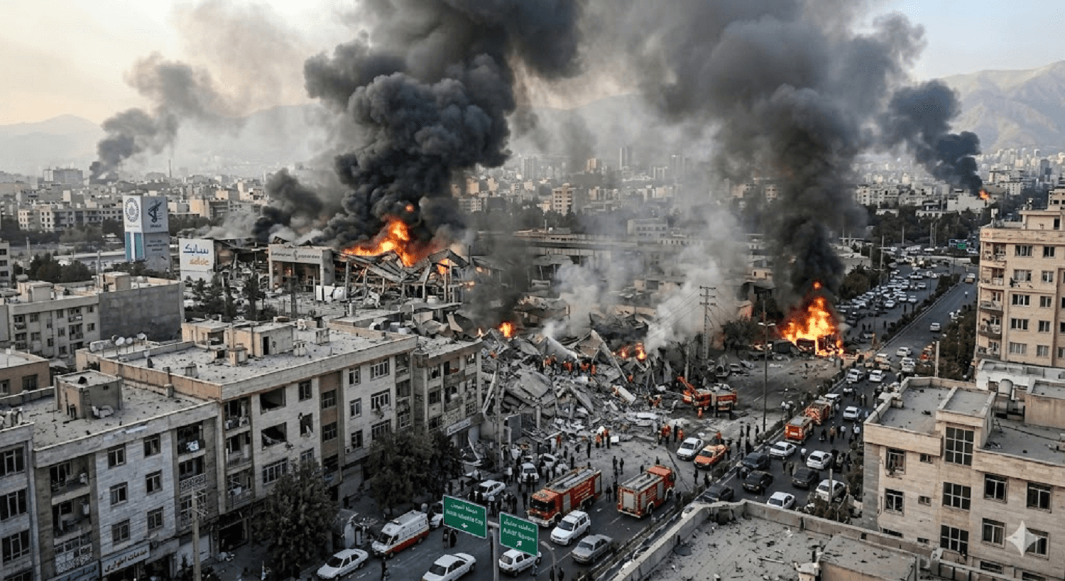 Tehran Pounded: At least 25 Dead as U.S.-Israeli Strikes Hit "Regime Targets"