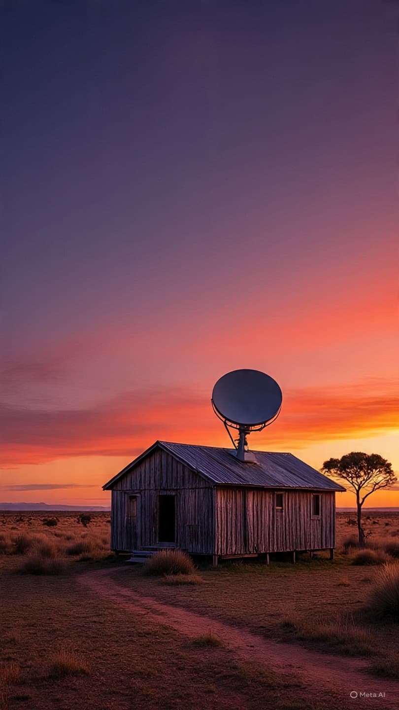 The Invisible Pulse of the Red Earth: A Narrative of Connectivity in the Outback