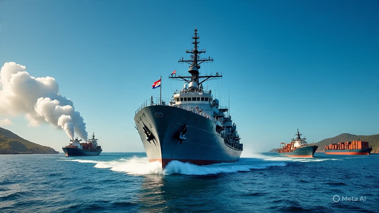 When Steel Hulls Pass Quiet Waters, What Do They Truly Carry?