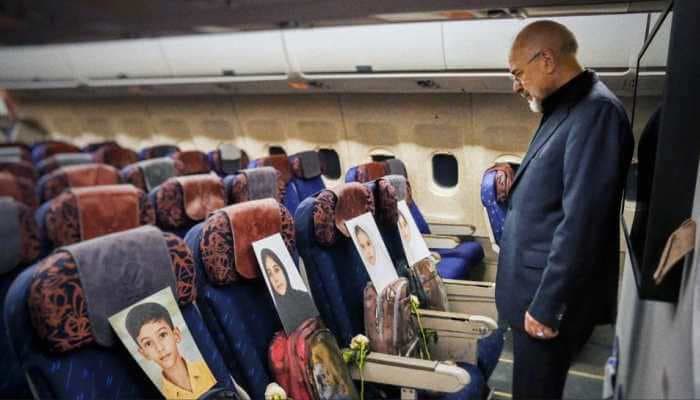 Iranian Delegation Honors Minab School Strike Victims with Photos During Flight to Pakistan